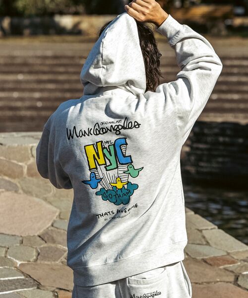 SHIFFON / シフォン パーカー | プリントプルオーバーパーカー | 詳細12