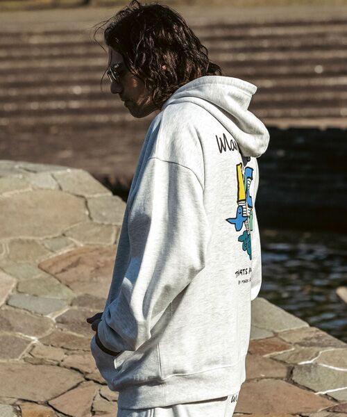 SHIFFON / シフォン パーカー | プリントプルオーバーパーカー | 詳細13