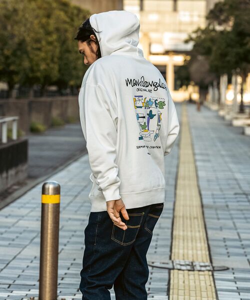 SHIFFON / シフォン パーカー | プリントプルオーバーパーカー | 詳細25