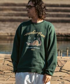 SHIFFON / シフォン ニット・セーター | フロントジャガードクルーネックニット