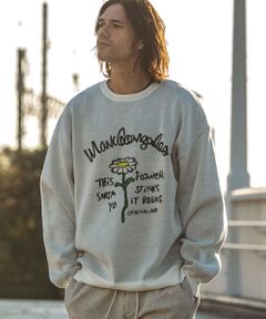 SHIFFON / シフォン ニット・セーター | フロントジャガードクルーネックニット