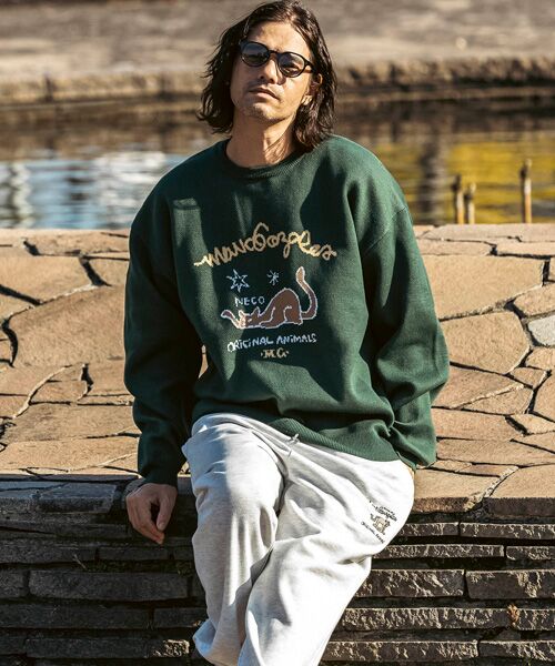 SHIFFON / シフォン ニット・セーター | フロントジャガードクルーネックニット | 詳細14