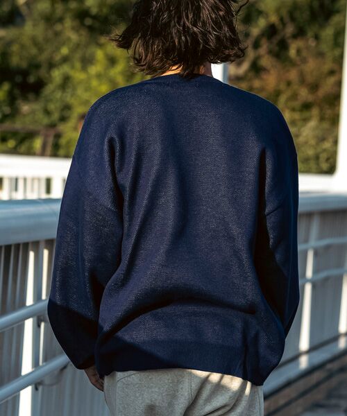 SHIFFON / シフォン ニット・セーター | フロントジャガードクルーネックニット | 詳細17