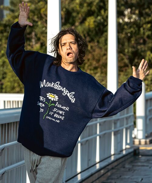 SHIFFON / シフォン ニット・セーター | フロントジャガードクルーネックニット | 詳細18