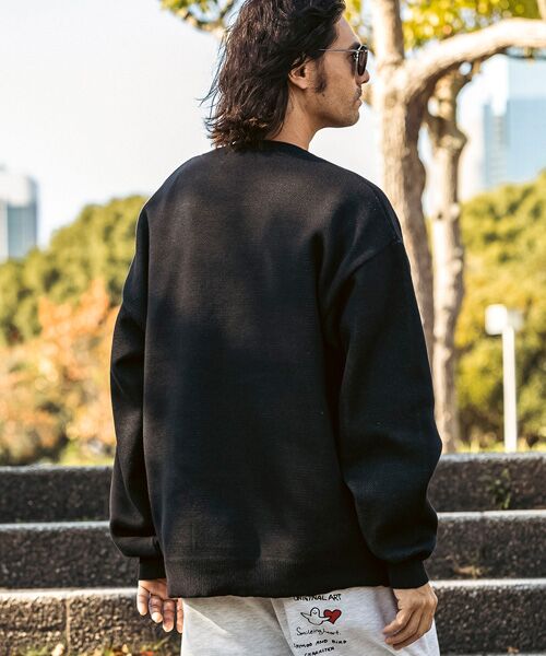 SHIFFON / シフォン ニット・セーター | フロントジャガードクルーネックニット | 詳細22