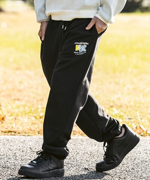 SHIFFON / シフォン その他パンツ | プリントスウェットパンツ | 詳細1