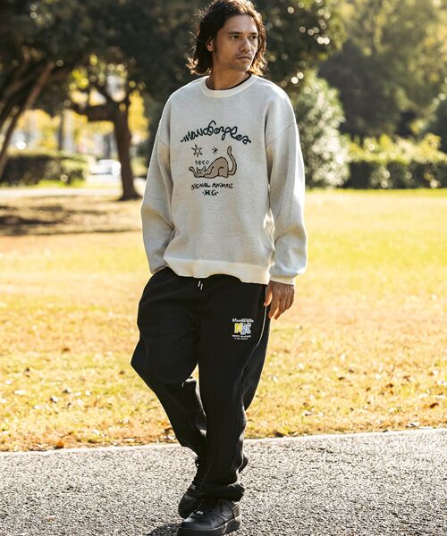 SHIFFON / シフォン その他パンツ | プリントスウェットパンツ | 詳細5