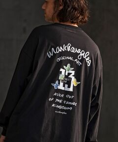 SHIFFON / シフォン Tシャツ | バックプリントロングTシャツ/4type/4colors