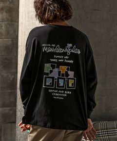 SHIFFON / シフォン Tシャツ | バックプリントロングTシャツ/4type/4colors