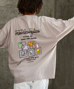 SHIFFON / シフォン Tシャツ | バックプリントロングTシャツ/4type/4colors