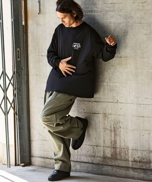 SHIFFON / シフォン Tシャツ | バックプリントロングTシャツ/4type/4colors | 詳細5