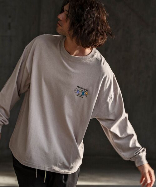 SHIFFON / シフォン Tシャツ | バックプリントロングTシャツ/4type/4colors | 詳細17