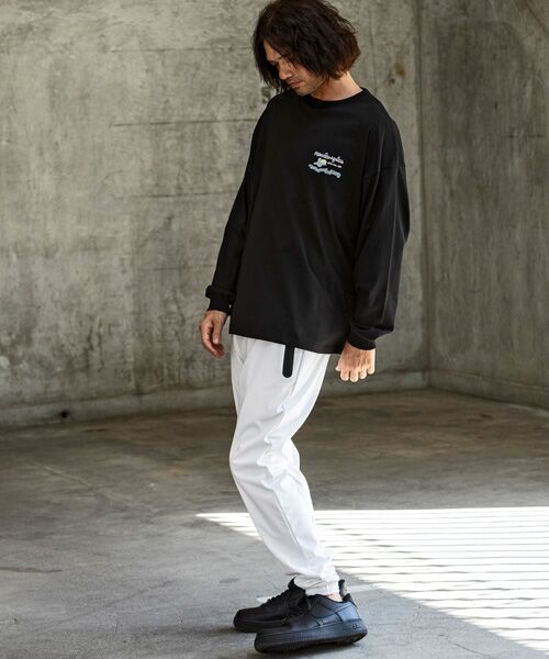 SHIFFON / シフォン Tシャツ | バックプリントロングTシャツ/4type/4colors | 詳細24