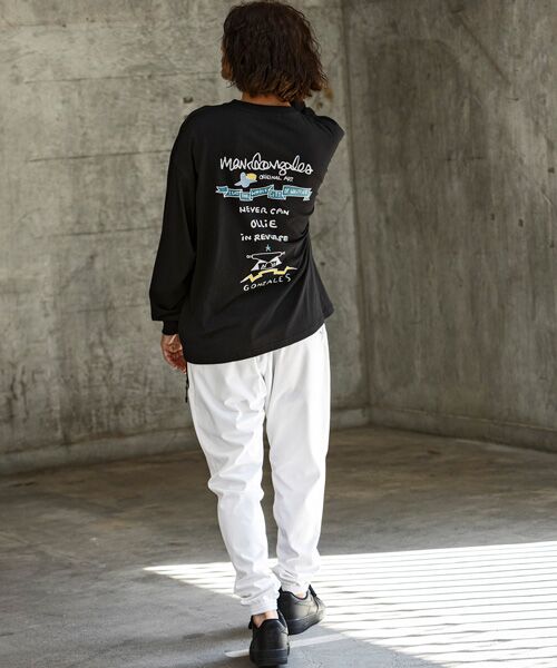 SHIFFON / シフォン Tシャツ | バックプリントロングTシャツ/4type/4colors | 詳細25