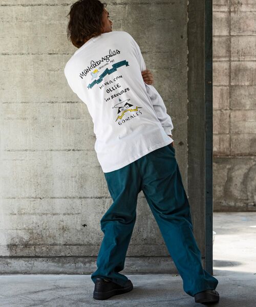 SHIFFON / シフォン Tシャツ | バックプリントロングTシャツ/4type/4colors | 詳細28