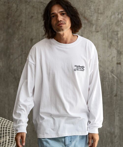 SHIFFON / シフォン カットソー | バックプリントロングTシャツ/4type/4colors | 詳細6