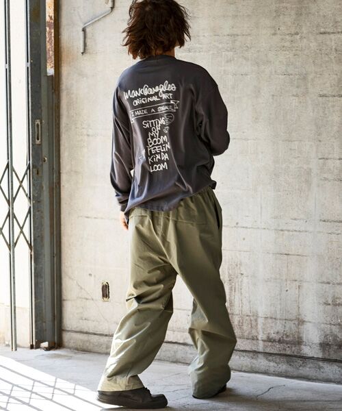 SHIFFON / シフォン カットソー | バックプリントロングTシャツ/4type/4colors | 詳細15