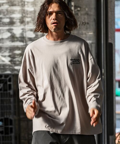 SHIFFON / シフォン カットソー | バックプリントロングTシャツ/4type/4colors | 詳細20