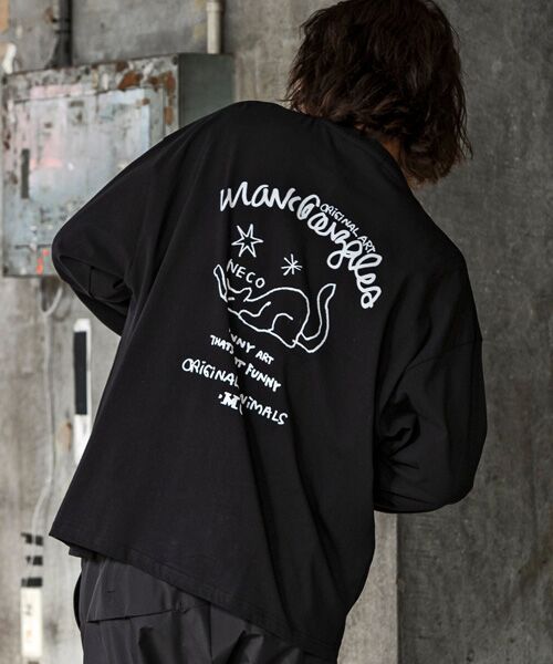 SHIFFON / シフォン カットソー | バックプリントロングTシャツ/4type/4colors | 詳細21