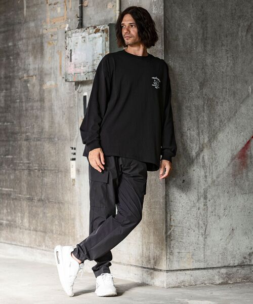 SHIFFON / シフォン カットソー | バックプリントロングTシャツ/4type/4colors | 詳細23