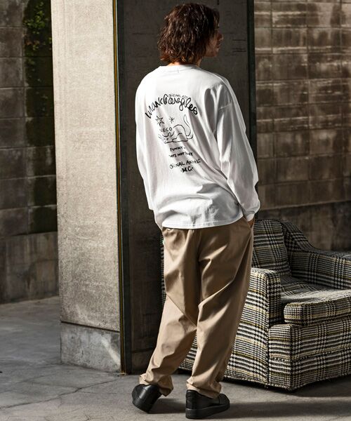 SHIFFON / シフォン カットソー | バックプリントロングTシャツ/4type/4colors | 詳細28