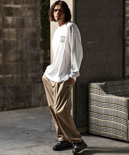 SHIFFON / シフォン カットソー | バックプリントロングTシャツ/4type/4colors | 詳細29