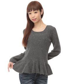 SHIPS / シップス ニット・セーター | ぺプラム　プルオーバー