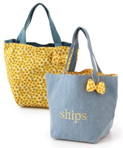 SHIPS / シップス トートバッグ | リバティプリント エコ バッグ(S)