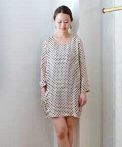 SHIPS / シップス ミニ丈・ひざ丈ワンピース | ドット サイドポケット ワンピース