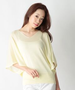 SHIPS / シップス カットソー | ヘンケイスリーブ プルオーバー