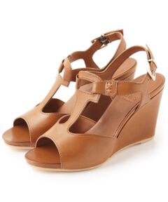 SHIPS / シップス サンダル | LUCA GROSSI:SHIPS Tストラップ　ウエッジ