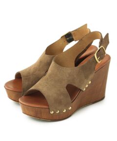 SHIPS / シップス サンダル | ENESS:バック ストラップ サンダル