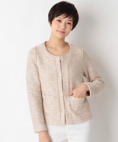 SHIPS / シップス ノーカラージャケット | ジャージー ジャケット