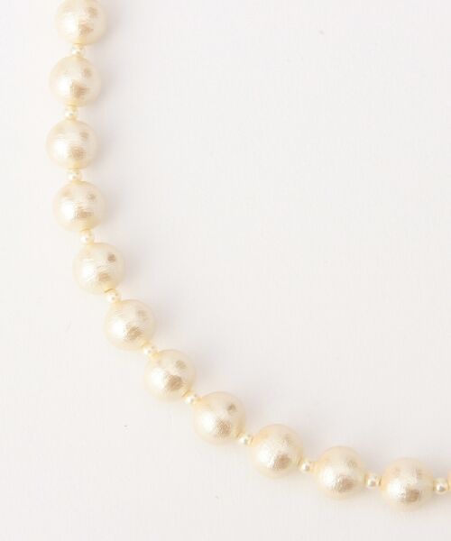 SHIPS for women / シップスウィメン ネックレス・ペンダント・チョーカー | BLACK:⑧COTTON PEARL NECKLACE | 詳細1