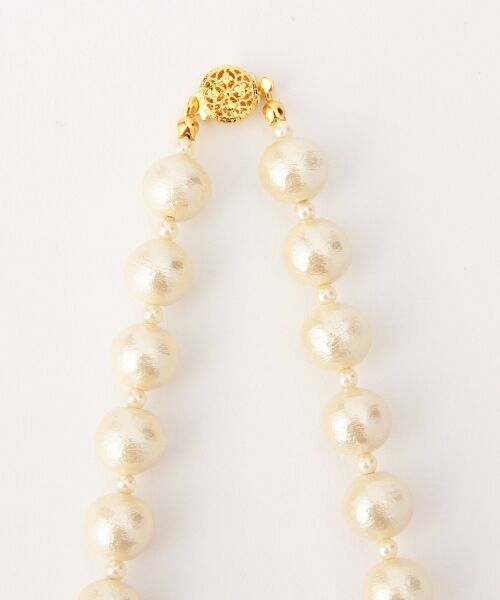 SHIPS for women / シップスウィメン ネックレス・ペンダント・チョーカー | BLACK:⑧COTTON PEARL NECKLACE | 詳細2