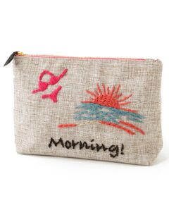 SHIPS / シップス ポーチ | シシュウ　ビッグポーチ②