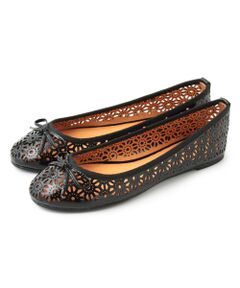 SHIPS / シップス ビジネス・ドレスシューズ | パンチング　バレエシューズ