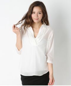 SHIPS / シップス シャツ・ブラウス | コットン シルク スキッパーシャツ