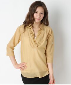 SHIPS / シップス シャツ・ブラウス | コットン シルク スキッパーシャツ