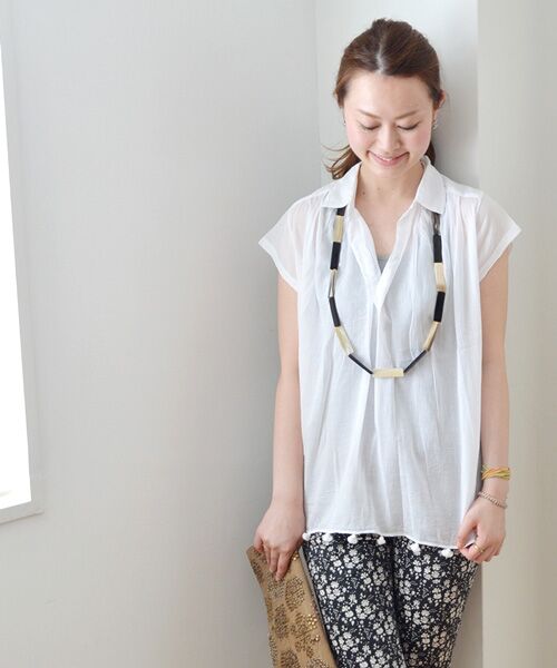 SHIPS / シップス シャツ・ブラウス | 311620234 ポンポン シャツ | 詳細2