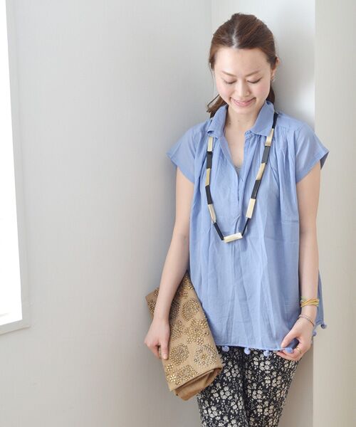 SHIPS / シップス シャツ・ブラウス | 311620234 ポンポン シャツ | 詳細8