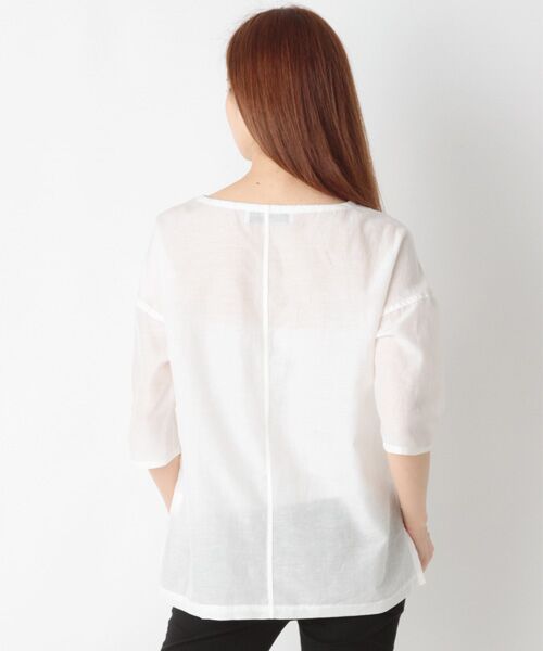 SHIPS / シップス シャツ・ブラウス | コットン キュプラ ダブルポケット ブラウス | 詳細1