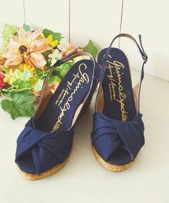 SHIPS / シップス サンダル | GAIMO:キャンバス ネジリ サンダル◆