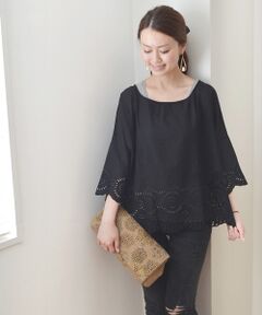 SHIPS / シップス シャツ・ブラウス | カットワーク レースブラウス◆