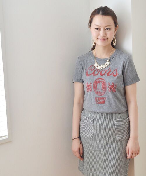 SHIPS for women / シップスウィメン カットソー | SPORTIQE:プリントTee① | 詳細6