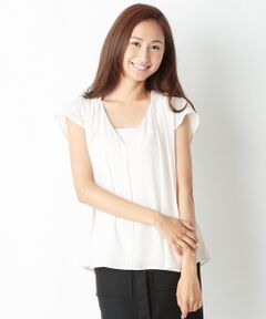 SHIPS / シップス シャツ・ブラウス | ジョーゼット Vネック ブラウス