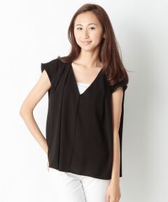 SHIPS / シップス シャツ・ブラウス | ジョーゼット Vネック ブラウス