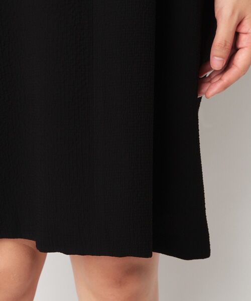 SHIPS / シップス ミニ丈・ひざ丈ワンピース | タック スキッパー リボン ワンピース | 詳細5