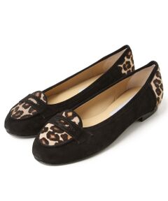 SHIPS / シップス ビジネス・ドレスシューズ | VINCENZO FERRARA:レオパード コンビ ローファー