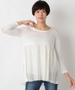 SHIPS / シップス カットソー | フハクキリカエ　ロングスリーブ